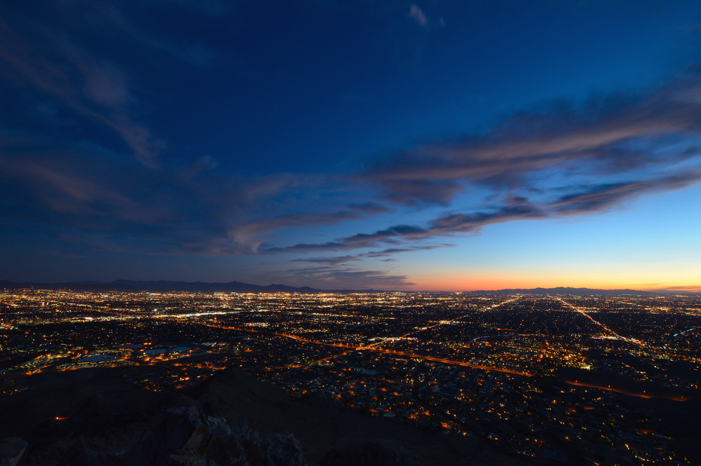 Phoenix city lights at dusk - lataasha.com